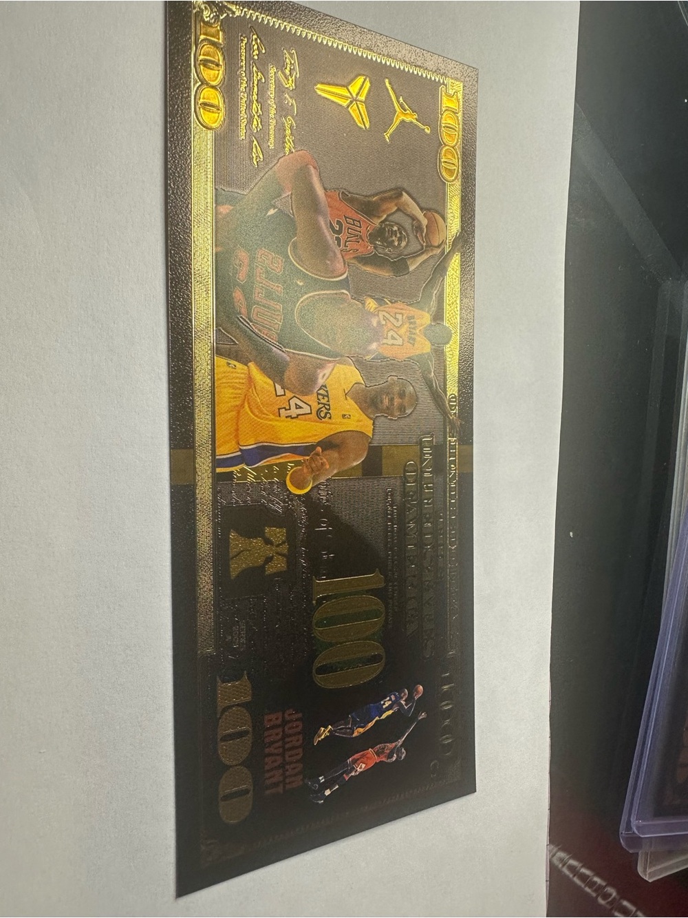 Michael and Kobe Dollar Note Collection. These are absolutely stunning.